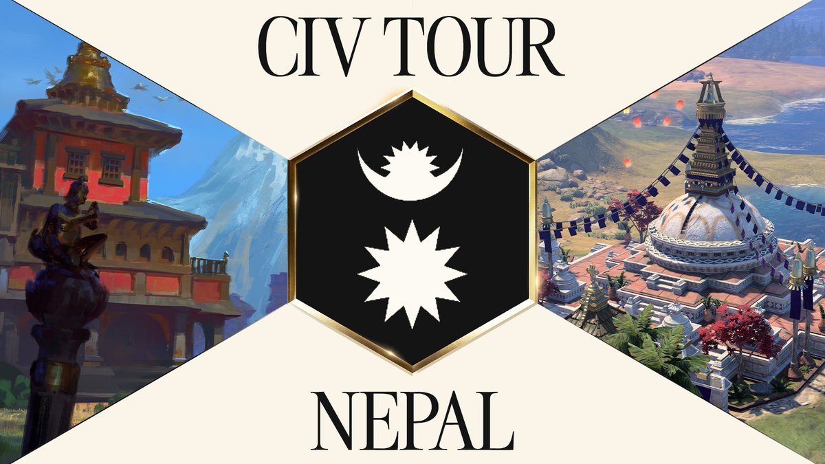 Ascend the world stage with 𝐍𝐄𝐏𝐀𝐋 ⛰️ Warehouse Buildings apply to Mountains 🥾 Sherpa units ignore Mountain penalties 🏭 Power Stations boost Production &amp; Culture See more: