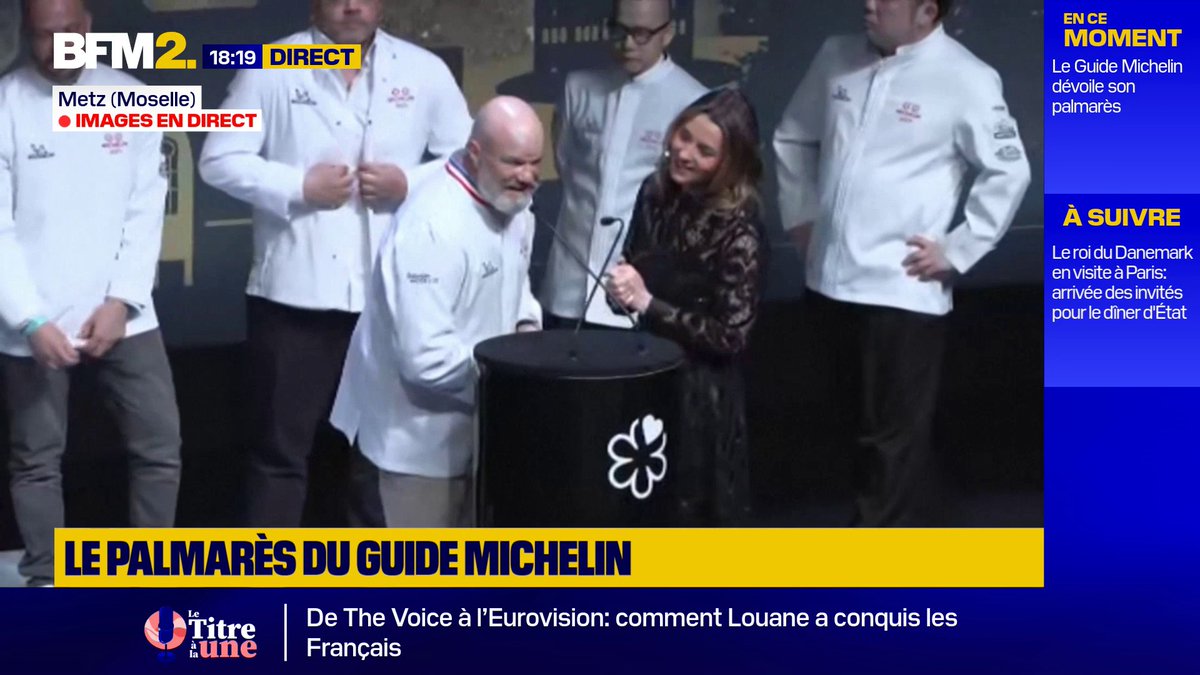 Le chef Philippe Etchebest, juré de l'émission "Top chef", décroche une 2e étoile pour son restaurant Maison Nouvelle à Bordeaux