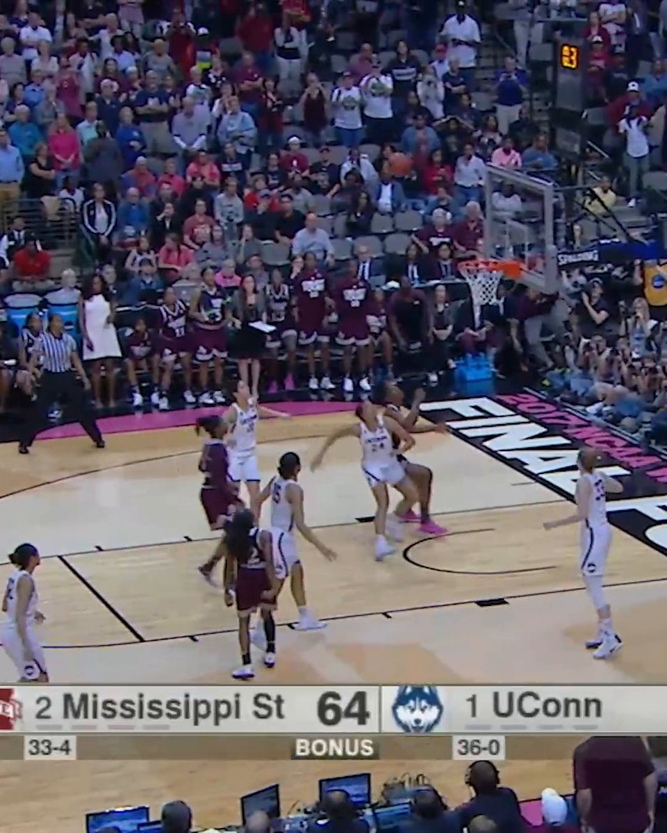 Eight years ago today, Mississippi State pulled off one of the most remarkable wins in history and ended UConn's 111-game winning streak‼️