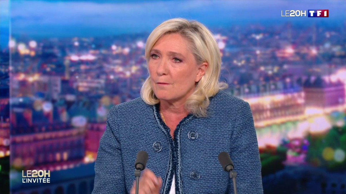 🚨🇫🇷 ALERTE INFO | "JE SUIS INNOCENTE. NOUS SOMMES TOUS INNOCENTS. LES JUGES SE SONT TROMPÉS", affirme Marine Le Pen.