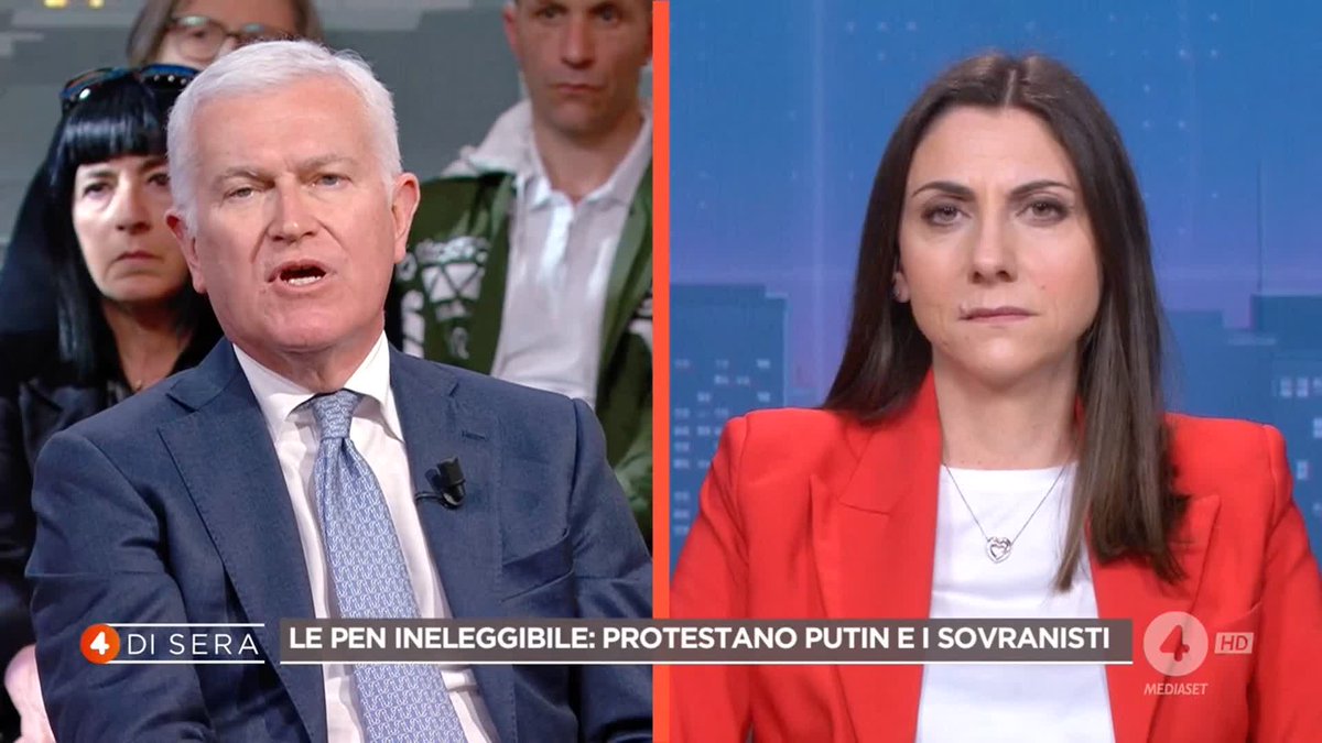 Le Pen: ineleggibile. Maurizio Belpietro: "La Magistratura ha fatto un'azione politica" Cosa ne pensate? #4disera in diretta su #Rete4 e in streaming su Mediaset Infinity