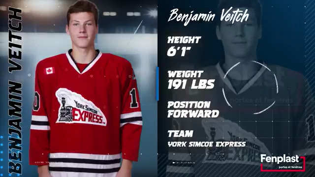 Get to know 2025 #QDraft prospect Benjamin Veitch, a gifted goal scorer who suited up for the York Simcoe Express. Fenplast | Hockey NL