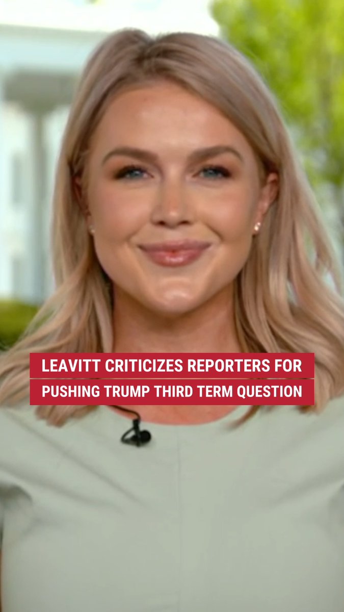 "He gives an honest and candid answer, and then they spiral about his answer." Karoline Leavitt Karoline Leavitt calls out journalists who push whether or not President Trump will run for a third term. | America Reports