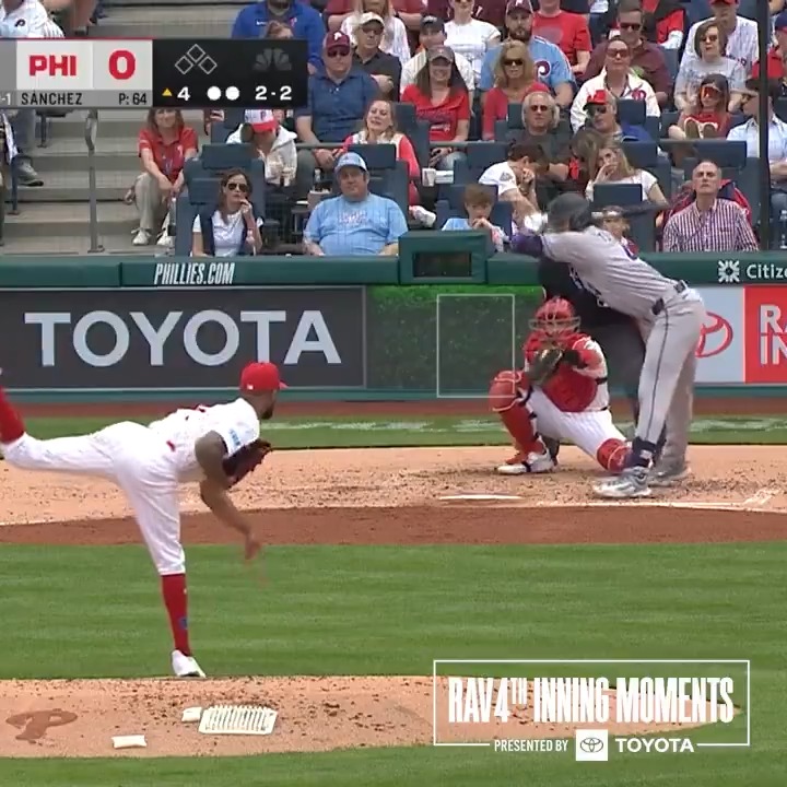 Sanchie's sittin' em down Toyota USA x #RingTheBell