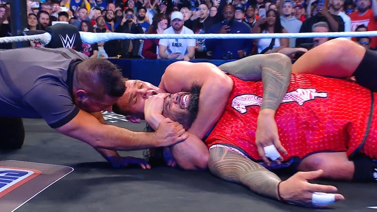A tough time for Jey Uso... #WWERaw