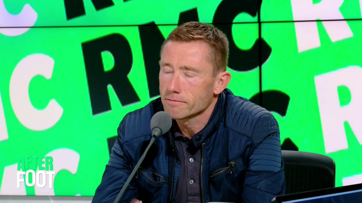😅 Parenthèse mode dans ce début d'After. La veste de Florent Gautreau n'a visiblement pas laissé Daniel Riolo et Jimmy BRAUN insensibles.