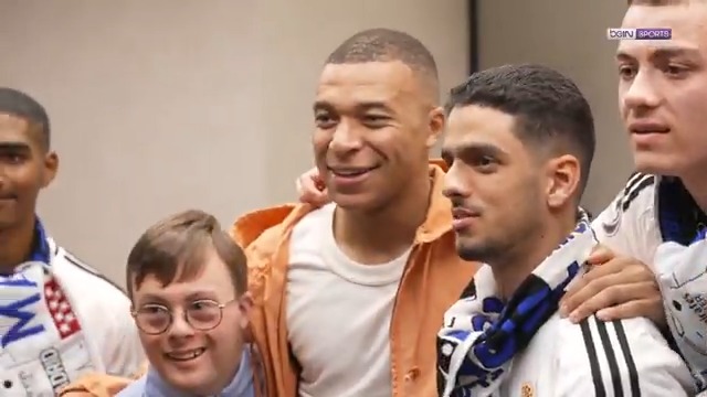 🤩 Be UNITED spécial Kylian Mbappé ! beIN Sports, avec le soutien d'Accor Group, a suivi 8 jeunes en situation de handicap pour une journée exceptionnelle (de Paris) à Madrid ! Kylian Mbappé a tenu sa promesse d'inviter ces passionnés pour un match au Santiago Bernabéu. De beaux moments de partage et d'émotion à découvrir demain dès 20h15. #ACCOR #beUnited