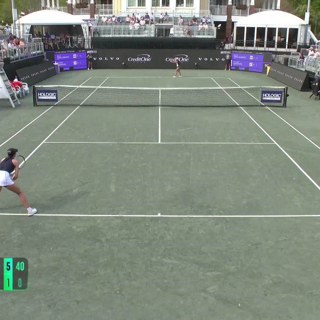Tomljanovic fights back to take it into a deciding set against Okamura 💪