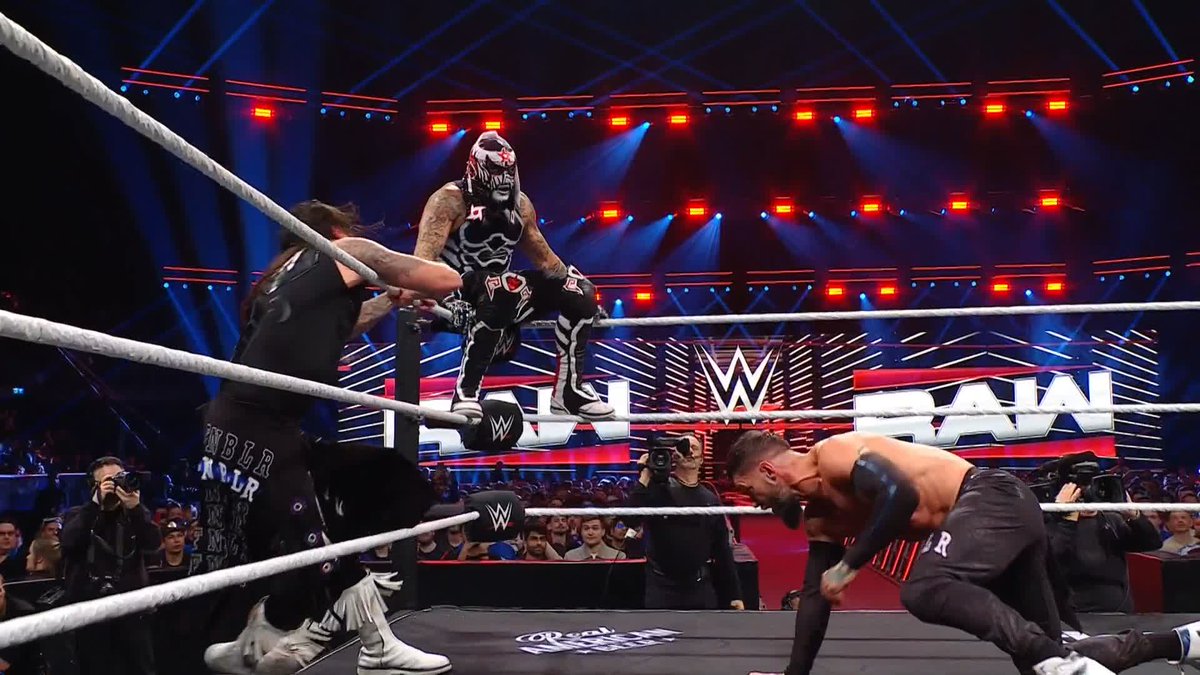 BRON BREAKKER just SPEARED PENTA! 😲 #WWERaw