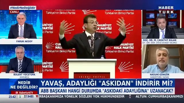 Mansur Yavaş adaylığı "Askıdan" indirir mi? CHP'nin imza kampanyası nasıl yorumlanmalı? Habertürk Yazarı Nasuhi Güngör #NedirNeDeğildir'de değerlendirdi.