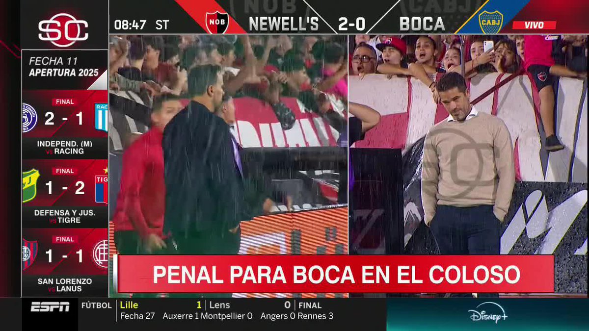 📹La REACCIÓN de FERNANDO GAGO cuando #Cavani estrella el remate en el palo y #Battaglia también erra con el arco vacío. 😔La cara lo dice todo.