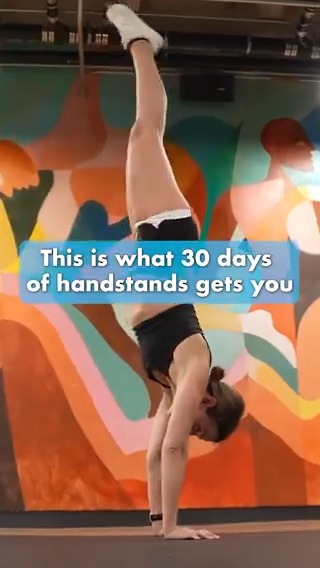I did a handstand EVERY day for a month! Here are the results