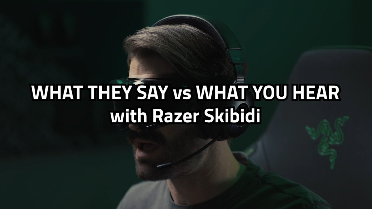 Have you checked out this revolutionary gaming headset yet? Sign up to beta test the Razer Skibidi and enter our exclusive giveaway now: Giveaway ends: April 7, 23:59 PT #RazerSkibidi #RazerHeadset