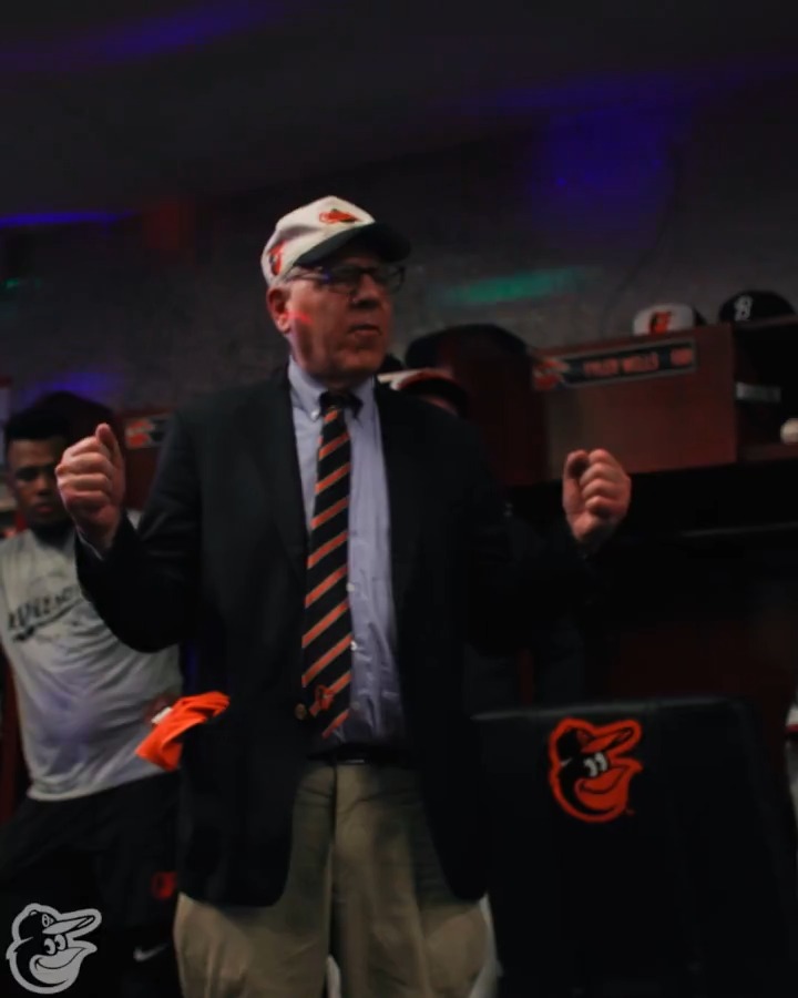 David Rubenstein in the Orioles’ clubhouse after the team’s home opening win: “I think we have the best talent in baseball. I think you can go all the way, and I'm going to do everything I can to help you.”