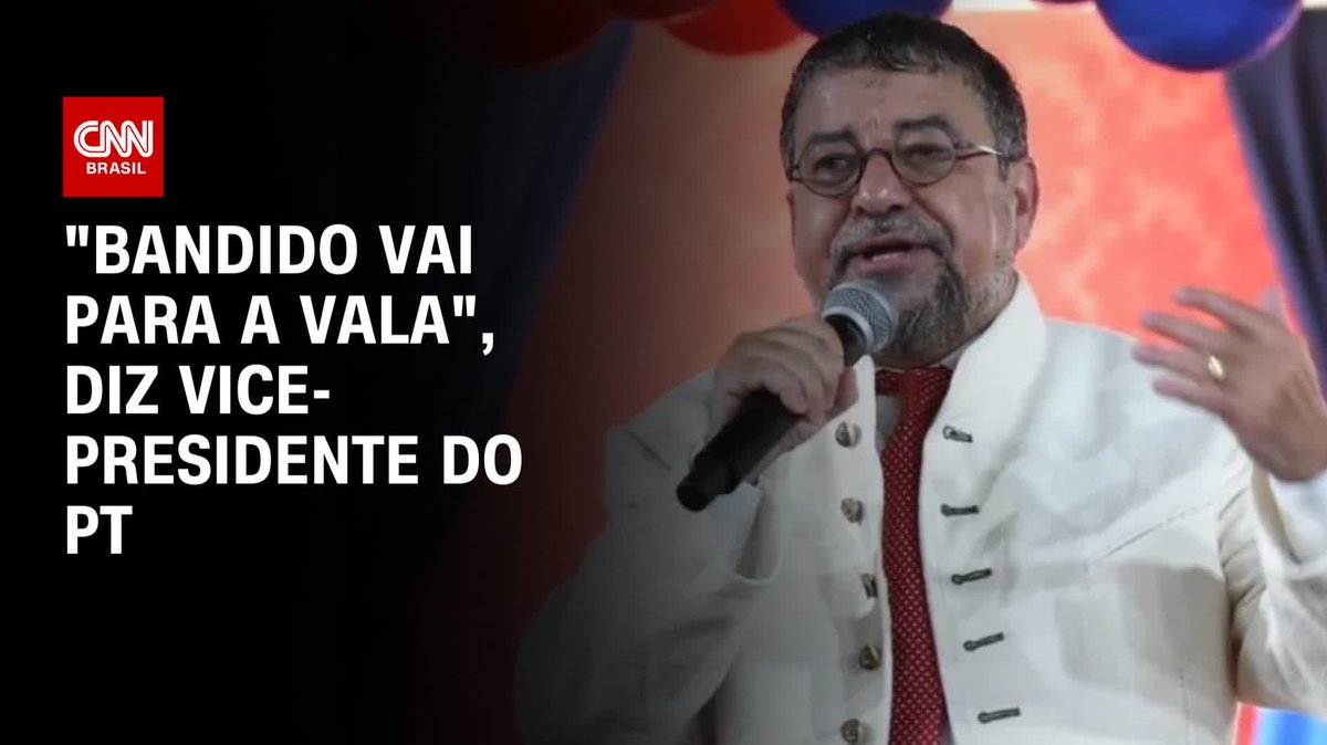 "Bandido vai para a vala", afirma vice-presidente do PT; assista #CNNArena