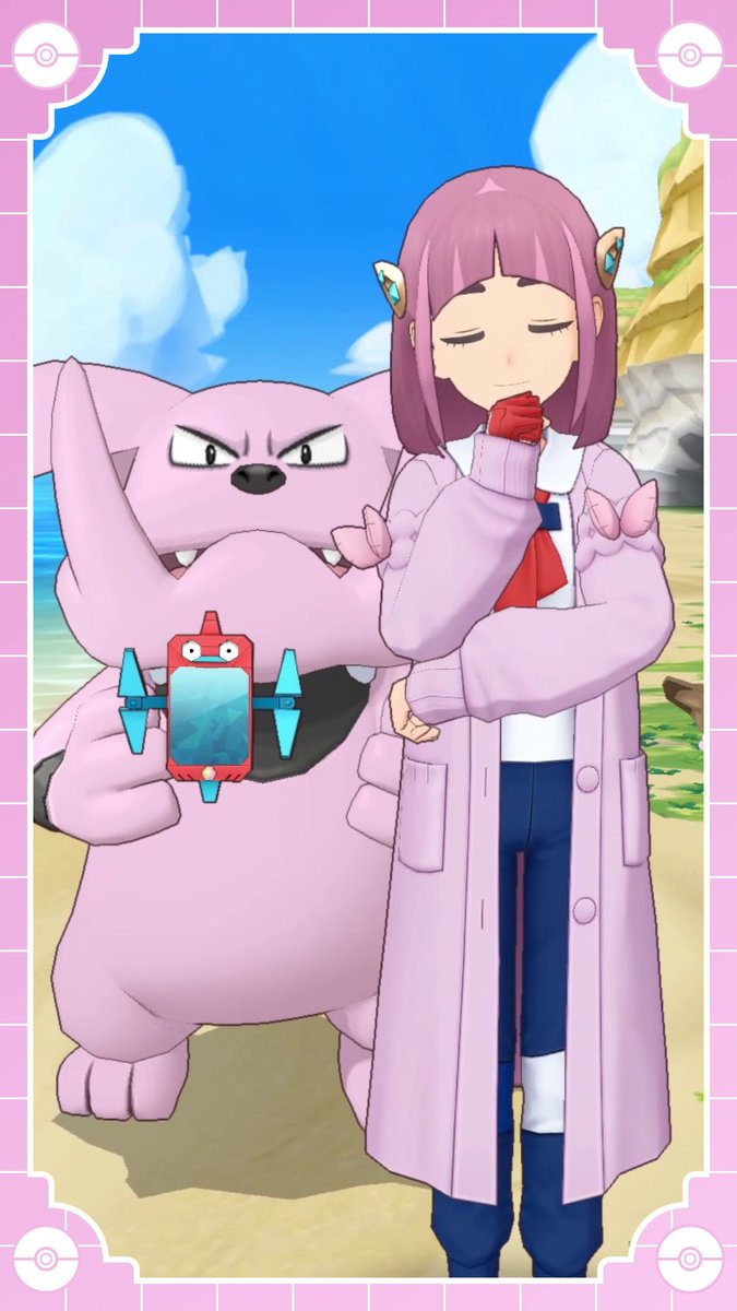 Lacey &amp; Granbull remix! 💞 These two will be available in the Pokémon Masters EX Buddy Search until 14:59 on Friday, April 18th.