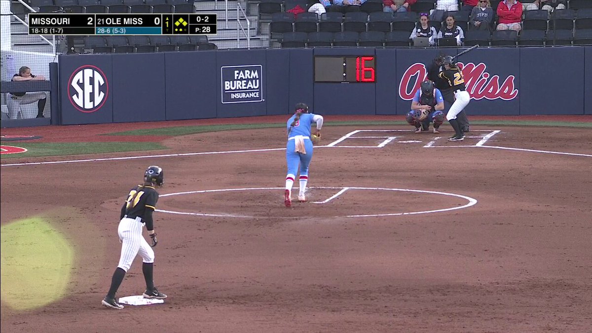 That's a first career home run you'll remember forever!! GRAND SLAM for Sophie Smith!! 📺 SEC Network #Mizzou 6, Ole Miss 0 | T1 | #OwnIt #MIZ 🐯🥎