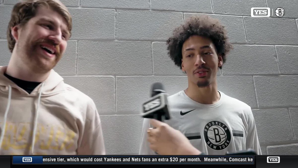 Drew Timme and Jalen Wilson first met in fourth grade. The pair discuss their basketball paths with Meghan Triplett. #NETSonYES