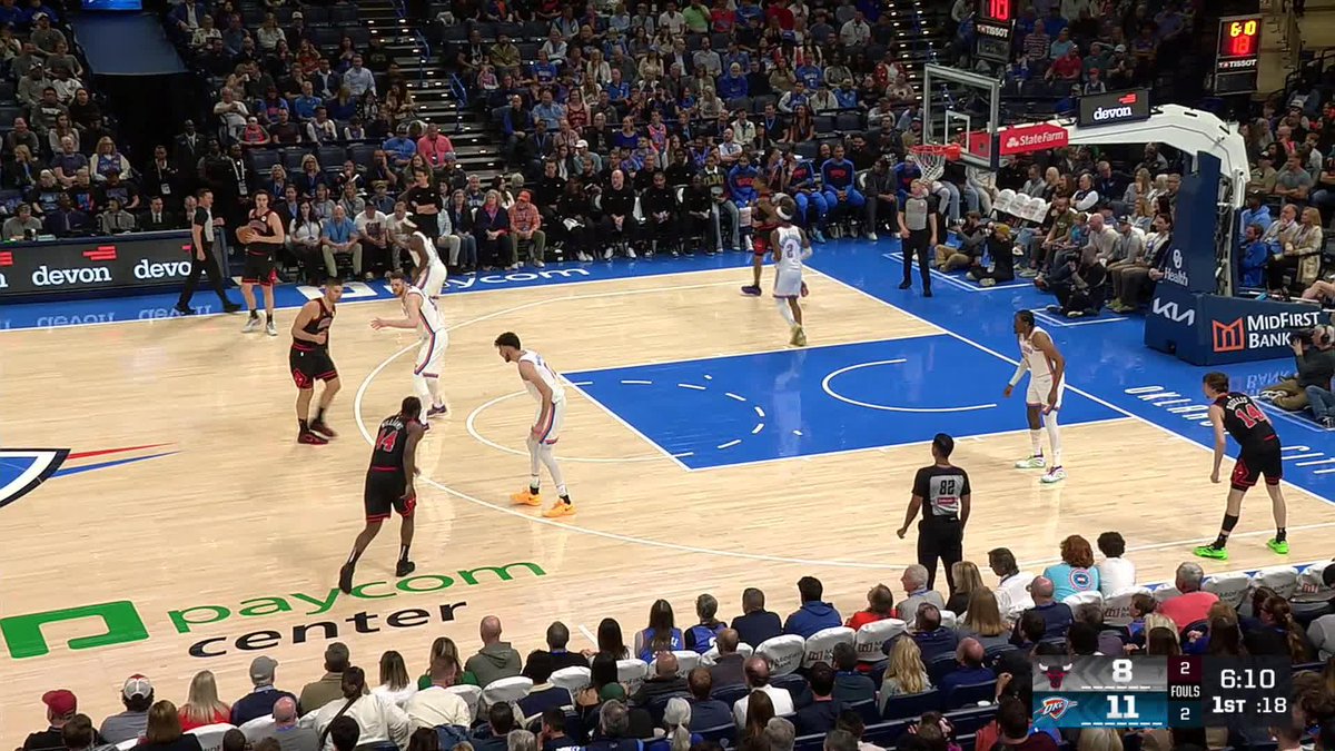 This Giddey pass 😮‍💨 Chicago Sports Network | josh giddey