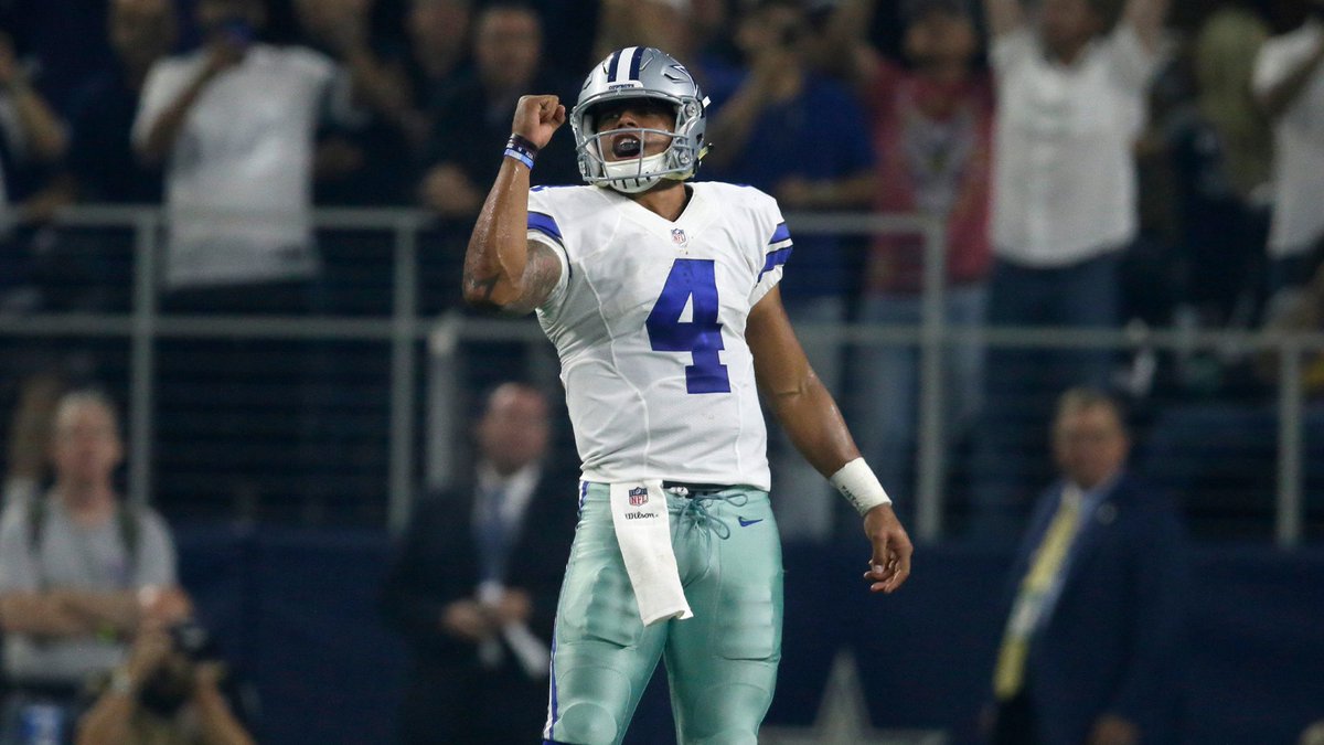 The 135th pick in the 2016 NFL Draft went on to win Offensive Rookie of the Year and became the franchise quarterback of America’s Team. Dak Prescott’s rookie season highlights ⭐️⬇️