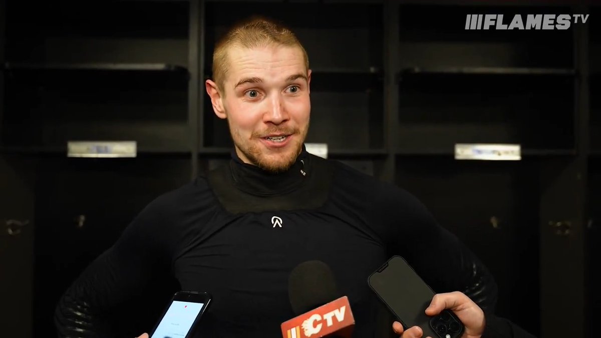 "It's amazing. It shows how strong this team is." Adam Klapka talks about the comeback win over Colorado and his big goal this evening!