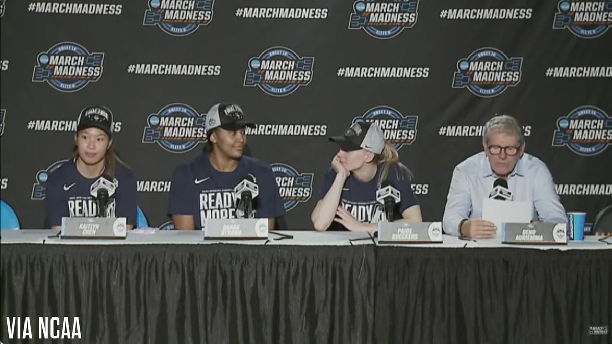 "I never thought I would make it to a Final Four, but here I am." Kaitlyn Chen talks about what it means for her to go to a Final Four after transferring to UConn: