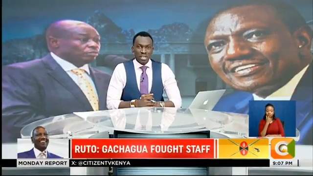Ruto: Gachagua Fought Staff