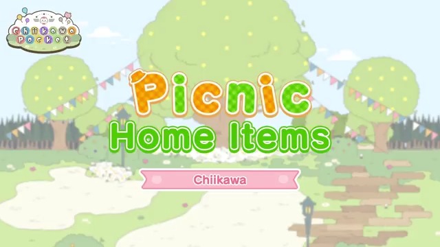 ┏━🌸Chiikawa🌸━┓ Picnic Home Items Vol. 2 ┗━━━━━━━━━┛ Get ready for Chiikawa’s Picnic Outfit! Here's a sneak peek at the new Home Items!✨ Play through the event and get them all!🍀 #Chiikawa #ChiikawaPocket