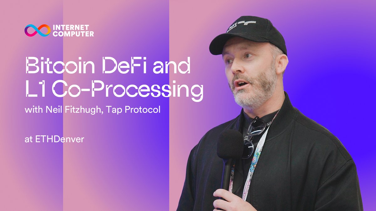 ⚡ Full custody Bitcoin DeFi is here. Our ETHDenver spotlight with Neil Fitzhugh(FITZY) shares Tap Protocol's groundbreaking approach. Here's what they're innovating: 1️⃣ L1 co-processing for direct Bitcoin UTXO manipulation 2️⃣ No bridges or custody loss for Bitcoin DeFi 3️⃣ Taperoo Swap: fully decentralized Bitcoin DEX 4️⃣ Big Noodle: decentralized AI GPU network on Bitcoin Watch now:
