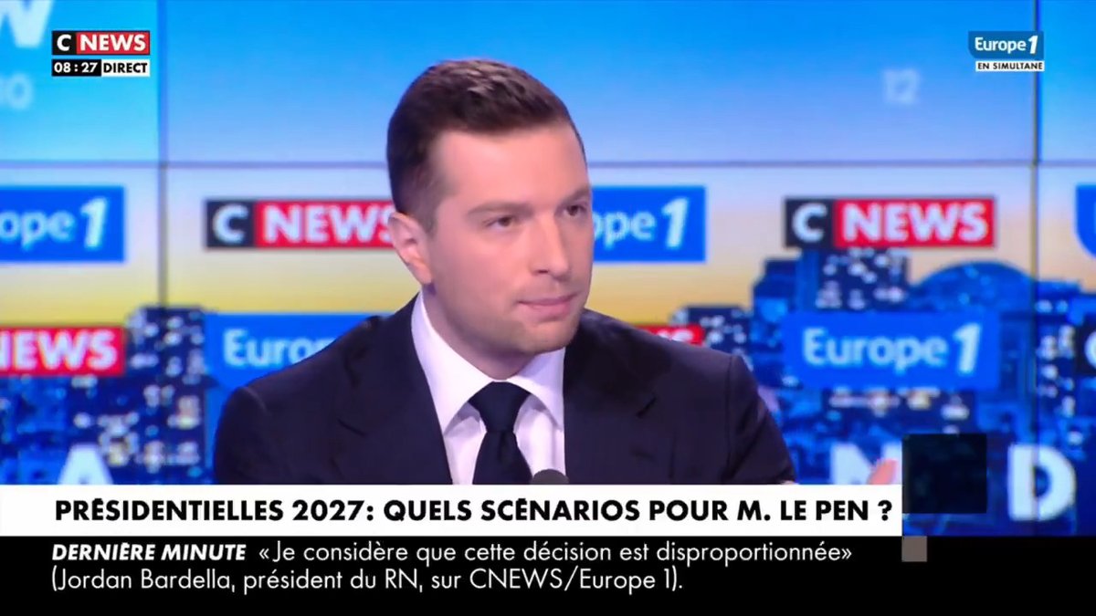 Cette décision judiciaire va laisser des traces profondes dans le pays : des millions de Français ont le sentiment qu'on les fait taire. Nous utiliserons toutes les voies de recours possibles.