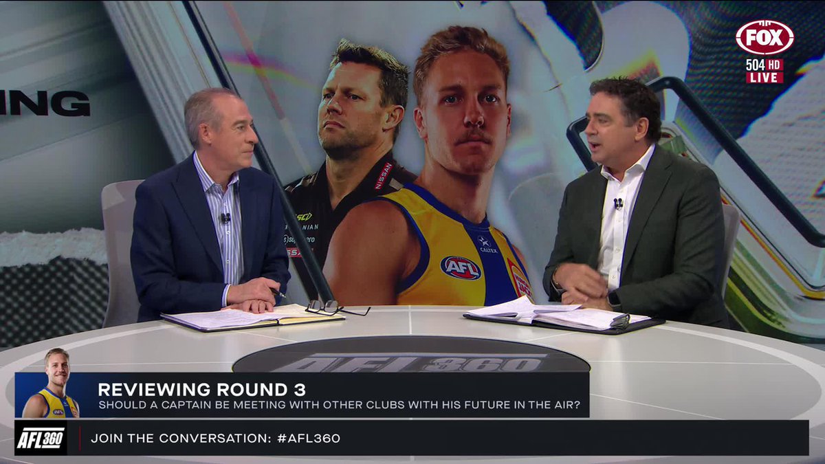 "I would look at him differently today" Should a captain be meeting with other clubs? 📺 Watch #AFL360 LIVE on ch.504 or stream on Kayo