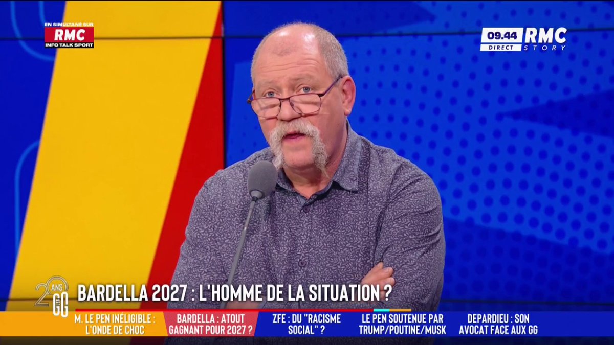 🧑‍⚖️ Bardella, un plan B gagnant : "C'est un nouveau souffle pour le RN. Le plafond de verre à l'Élysée, c'est de s'appeler Le Pen", assure Didier Giraud #GGRMC