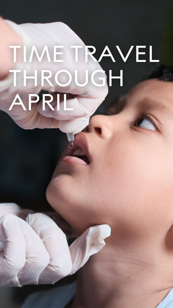 On 12 April 1955, Thomas Francis Jr. of the University of Michigan announced a groundbreaking biomedical advancement: a safe and effective polio vaccine. In the year before the announcement, polio was the deadliest infectious disease for American children. Minutes after the announcement, celebrations erupted across the United States. News of the vaccine prompted an international effort to vaccinate, with people donating time and money to support the largest vaccination program in history. Join us as we journey through the month of April to discover more about this and other significant historical dates.