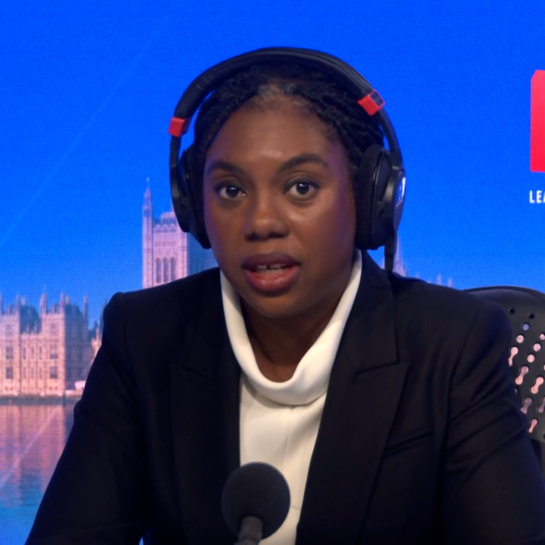 'That man opposed pretty much every single thing we tried to do to control our borders.' Kemi Badenoch 'will not have Keir Starmer pretending that he is tough on immigration'.