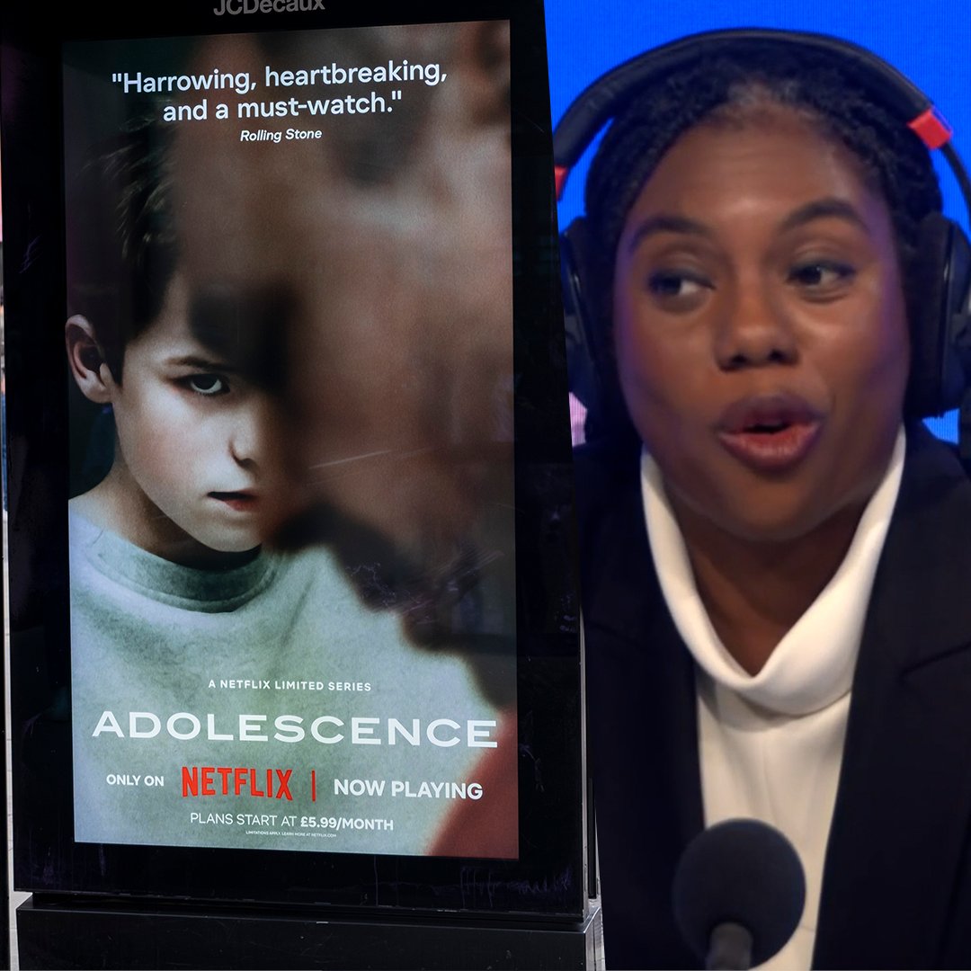 'I'm not going to watch every single thing everybody is watching.' Kemi Badenoch tells Nick Ferrari she 'hasn't had time' to watch Adolescence and that policy shouldn't be created on a 'work of fiction.'