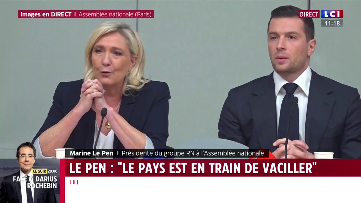 🔴 Marine Le Pen : "Ils nous ont volé les législatives, par des manœuvres scandaleuses, on ne laissera pas les Français se faire voler l'élection présidentielle"