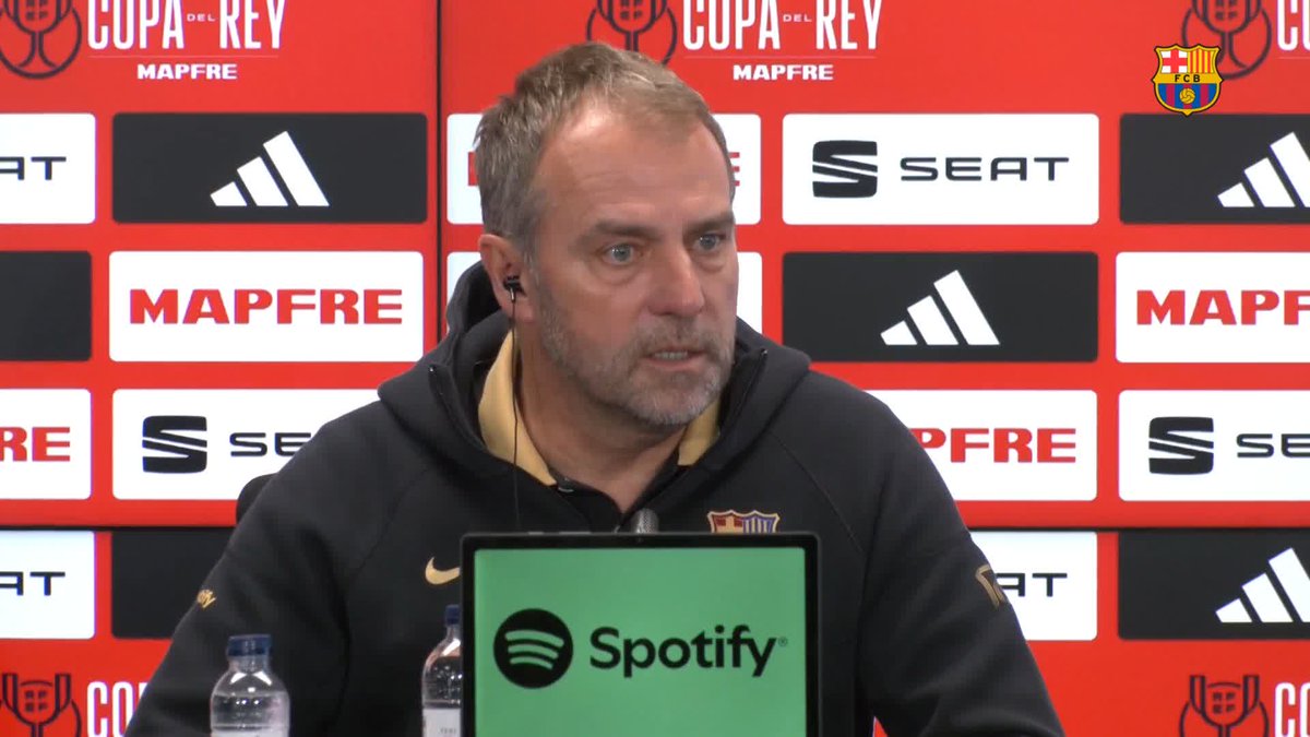 🎙️ HANSI FLICK: “We want to go to the final, but it's not easy. Atlético has a great coach and the squad is very experienced.” #AtletiBarça