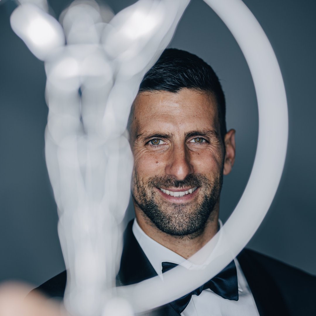 Novak's back 🤩 We can't wait for five-time Laureus World Sportsman of the Year Novak Djokovic to join us again in Madrid 🏆 Roll on April 21 and the 2025 Laureus World Sports Awards 🙌 #Laureus25