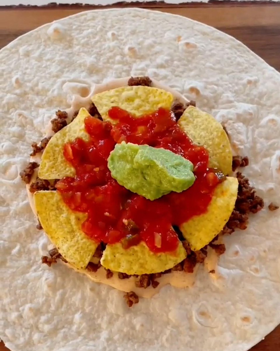 making taco bell crunchwraps at home
