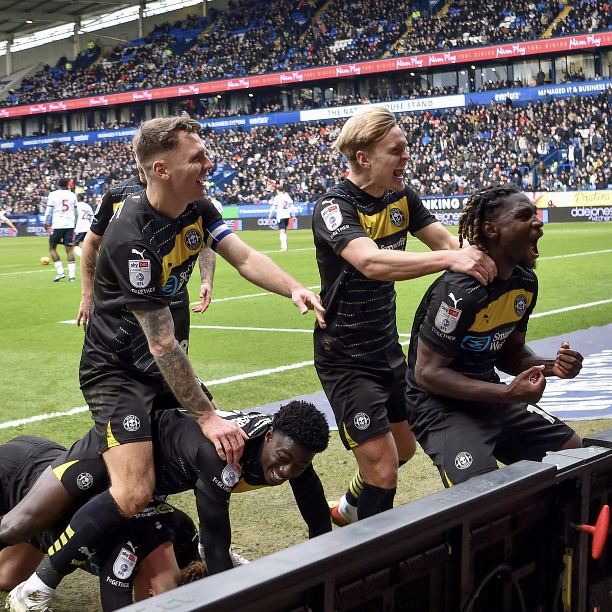 โฎ๏ธ ๐๐ฃ ๐๐๐ซ๐๐ง๐จ๐โฆ Dale Taylor & Thelo Aasgaard secured a decade of bragging rights for the Tics back in December! ๐ฅ #wafc ๐ตโช๏ธ
