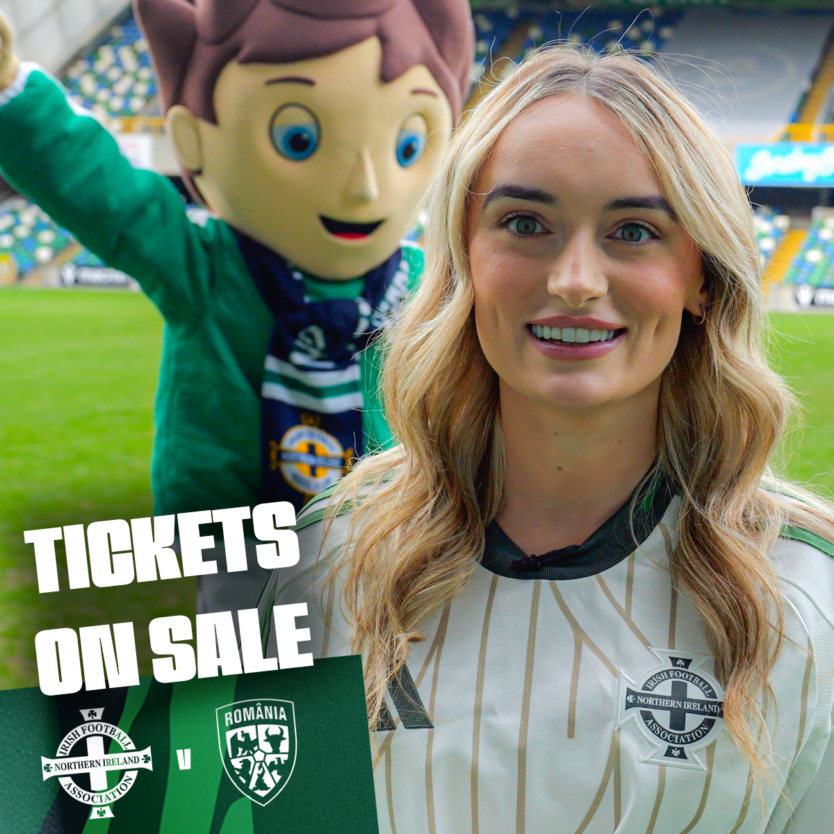 Tuesday 8 April we are back in Belfast 🤩🏟️👇🏻 Don't miss out 🎟️ 🎟️ #GAWA Bernadette