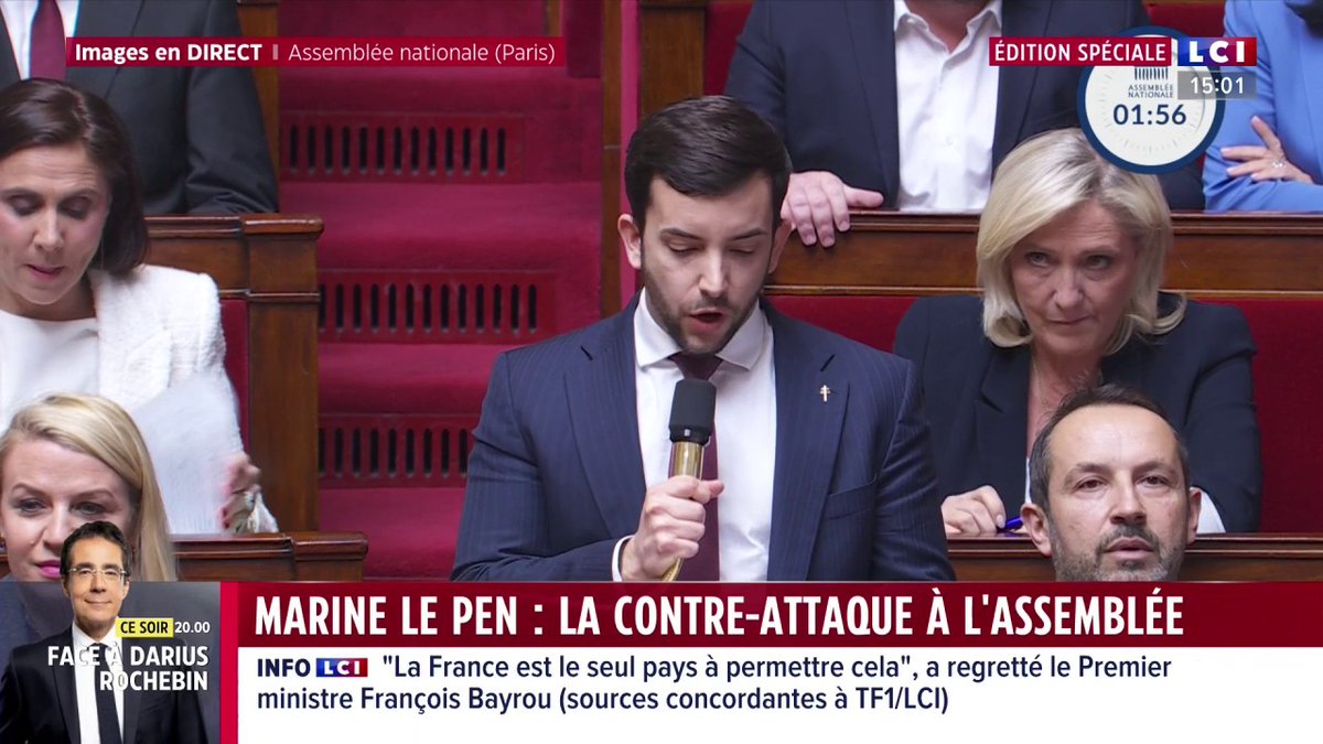 🔴ALERTE INFO C'est chaud bouillant à l'Assemblée Nationale. Jean Philippe Tanguy, député RN : "Il y a des tyrannies qui enferment leurs opposants. Il y a désormais des juges tyrans qui les font taire en exécutant l’État de droit."