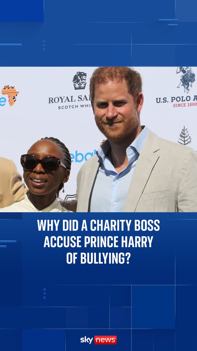 The chair of a charity set up by Prince Harry has accused him of "harassment and bullying at scale" by "unleashing" the Sussex PR machine. A source close to the former trustees of the Sentebale charity has described the claims as 'completely baseless'. Rhiannon Mills explains 👇