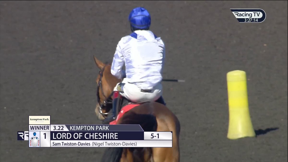 Lord of Cheshire runs on a worthy winner of the Bet @ Handicap Chase for the Twiston-Davies team! ✅ Sam Twiston-Davies | Nigel Twiston-Davies