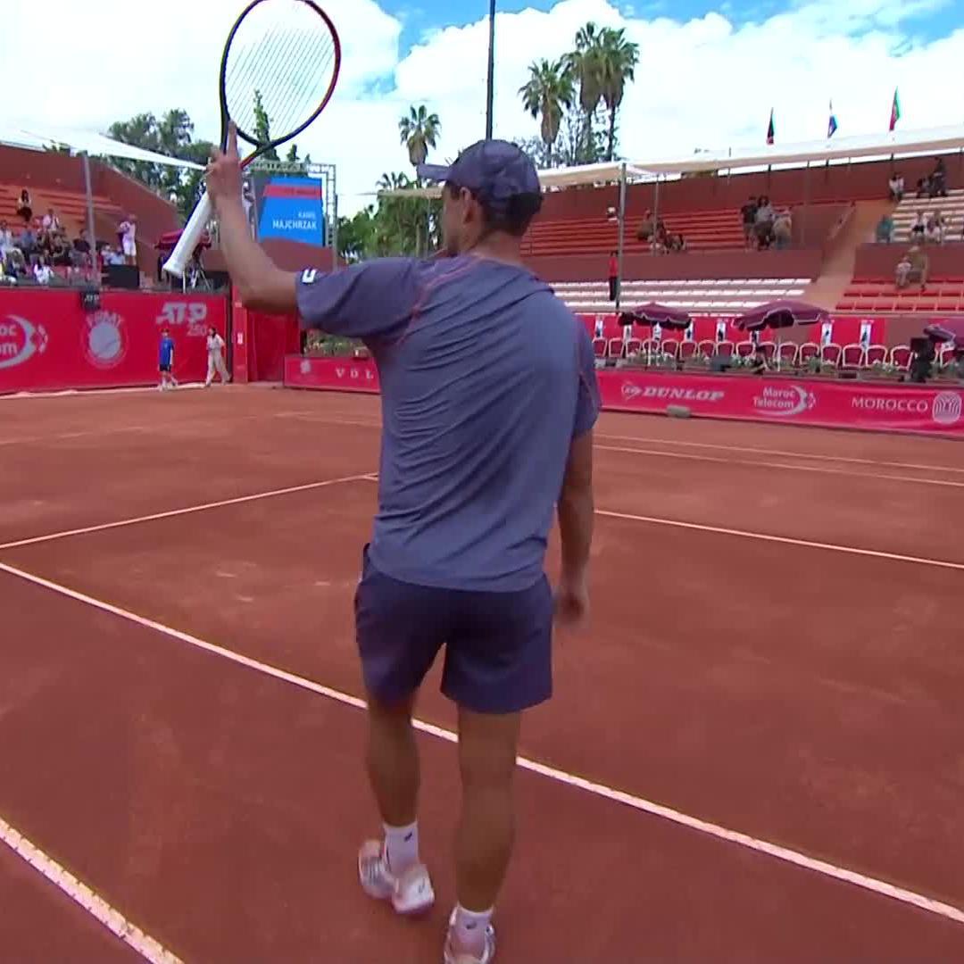 Back to winning ways 💪 Kamil Majchrzak takes down Munar 6-4 6-3 for his first ATP Tour win since 2022! #GrandPrixHassanII