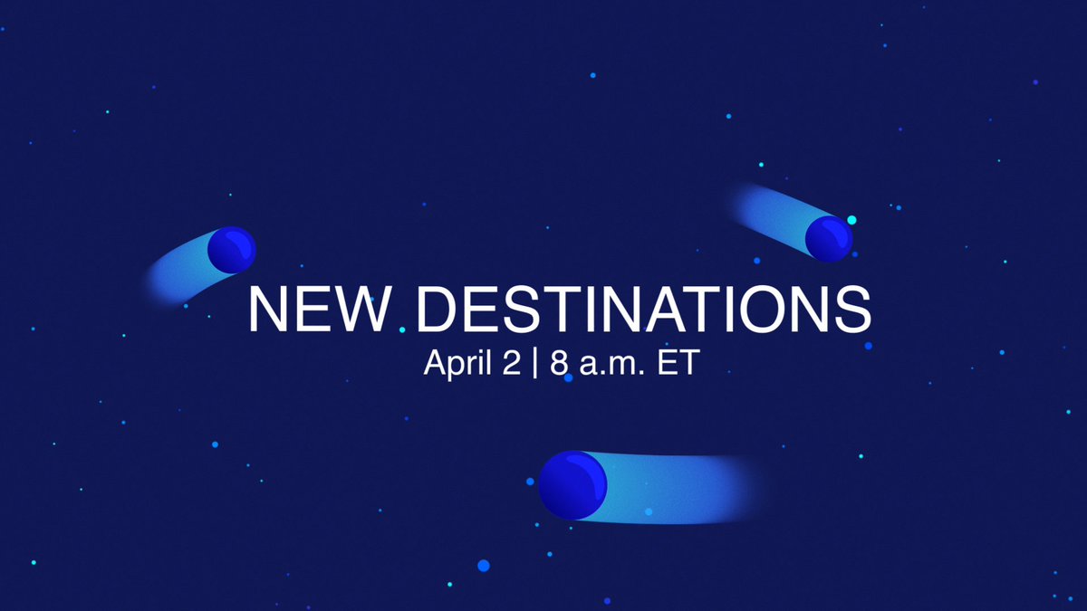 It may be April 1, but this isn’t a joke. New routes incoming. Tomorrow. 8 a.m. ET. Drop your guesses below. ⬇