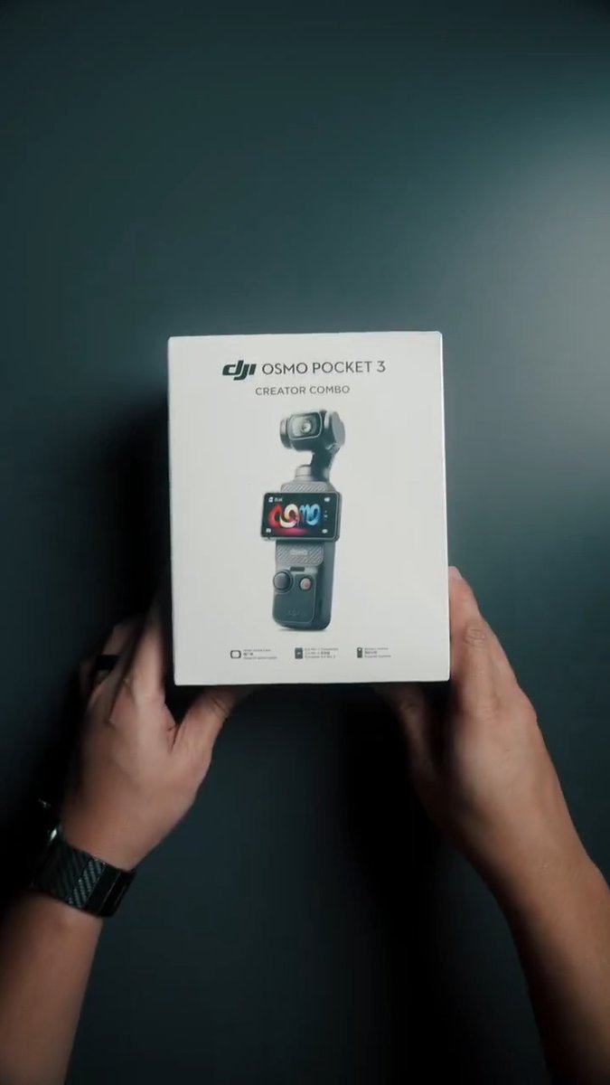POV: Your DJI Osmo Pocket 3 finally arrived in the mail 🎬IG: roldangilbuena