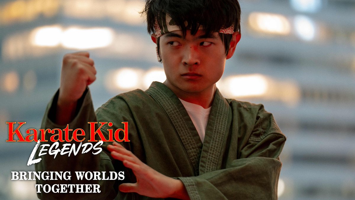 Bringing legends together. Jackie Chan, Ben Wang, and Ralph Macchio star in Karate Kid: Legends - coming soon exclusively to movie theatres. #KarateKidMovie