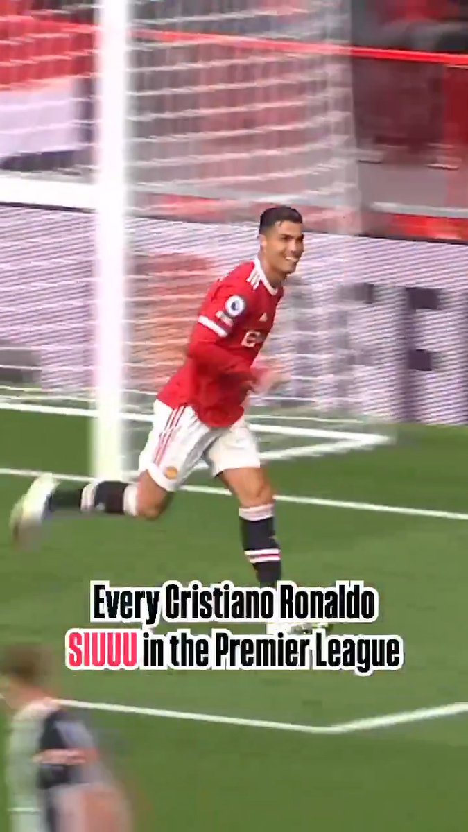 Cristiano Ronaldo's signature SIUUU. 🗣️