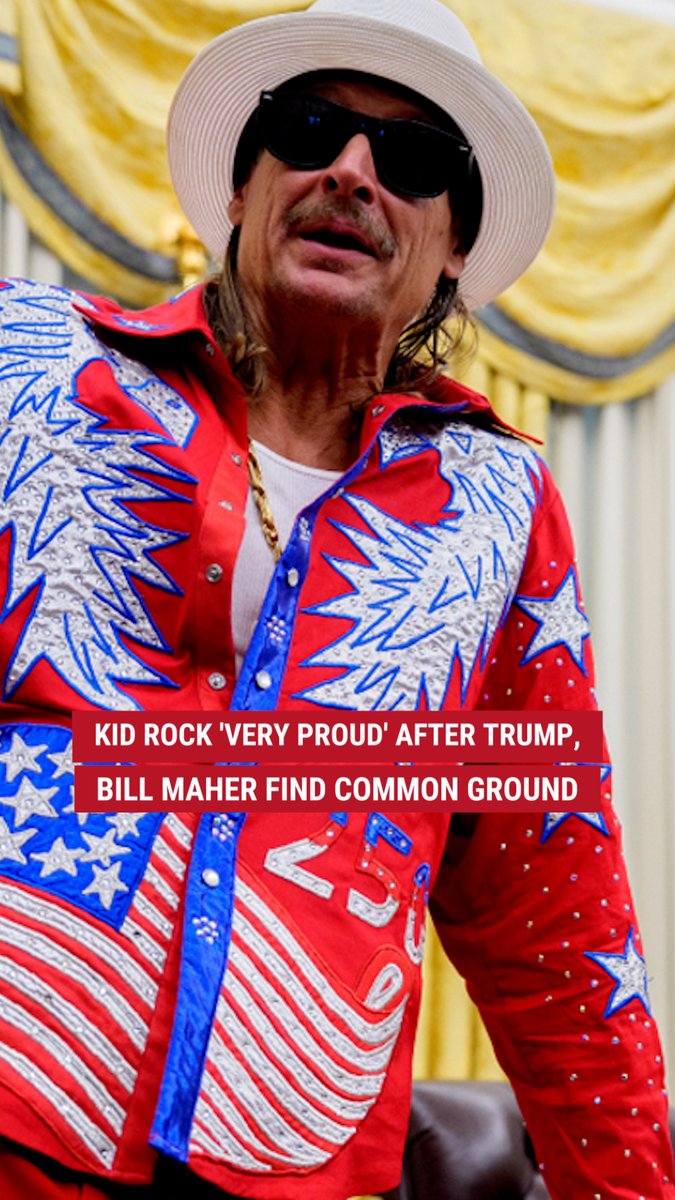 BREAKING BREAD: KidRock reveals "the most shocking thing" from the dinner he arranged with Donald J. Trump and Bill Maher, opening up about how the frequent Trump critic found he and the president share similar opinions on several key political issues affecting Americans.